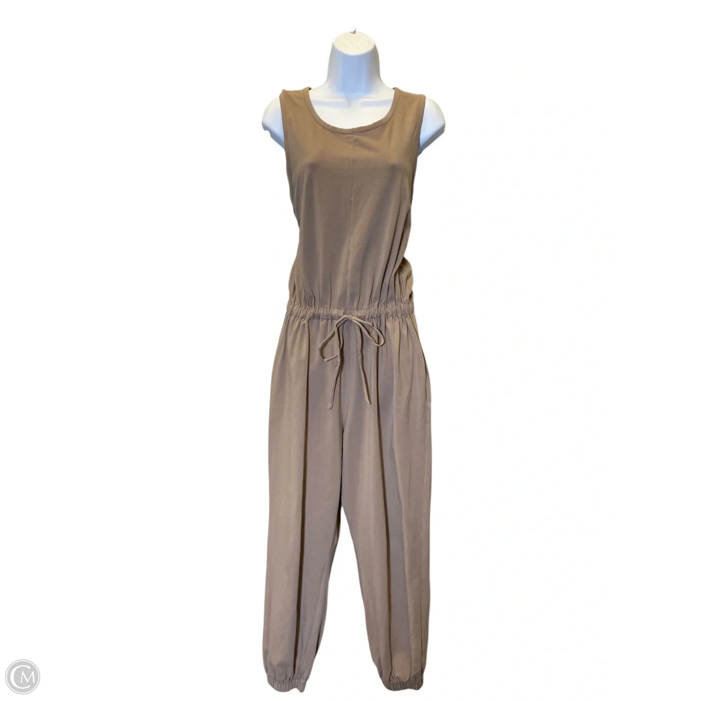Jumpsuit By Evereve In Beige, Size: L