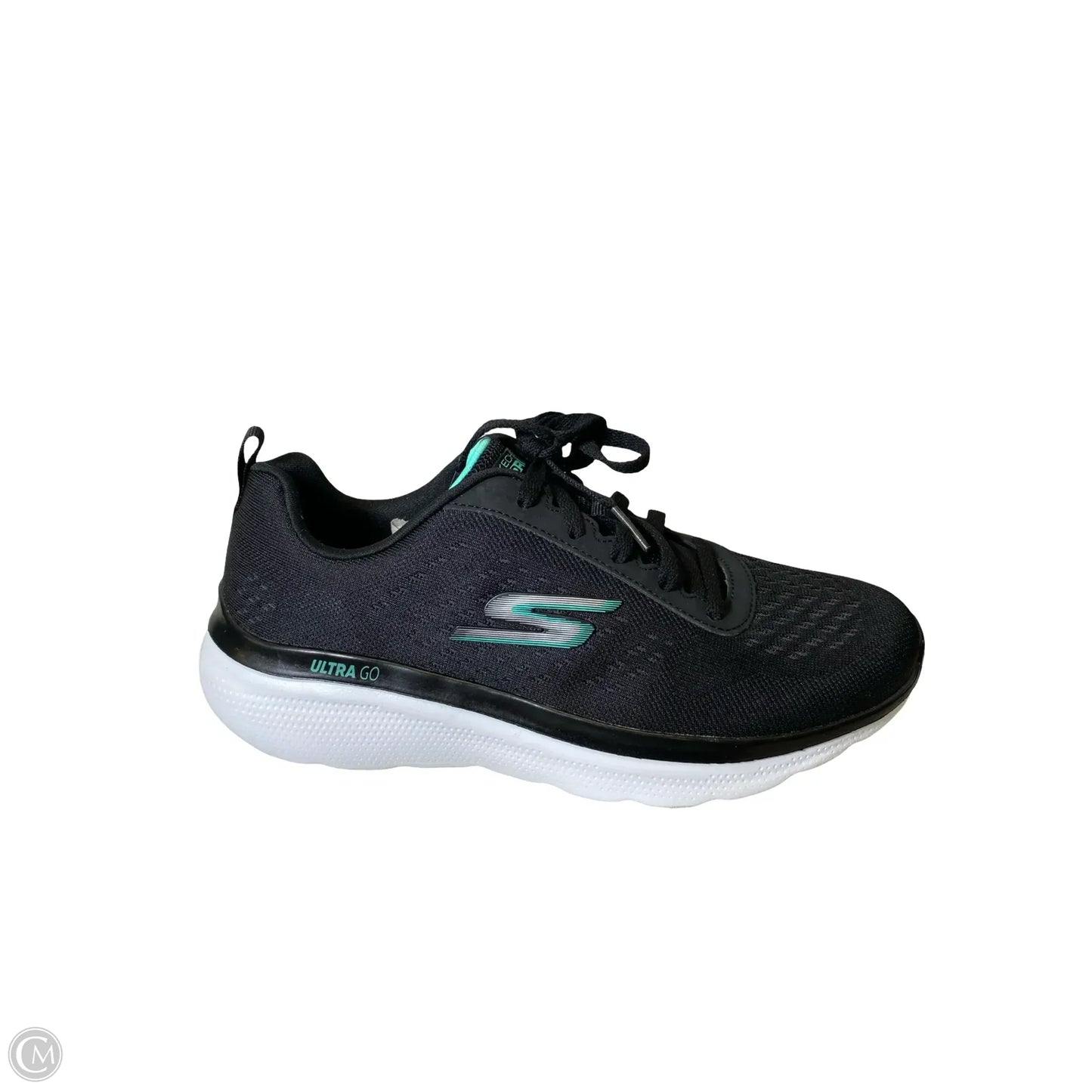 Shoes Athletic By Skechers In Black & Blue, Size: 8.5