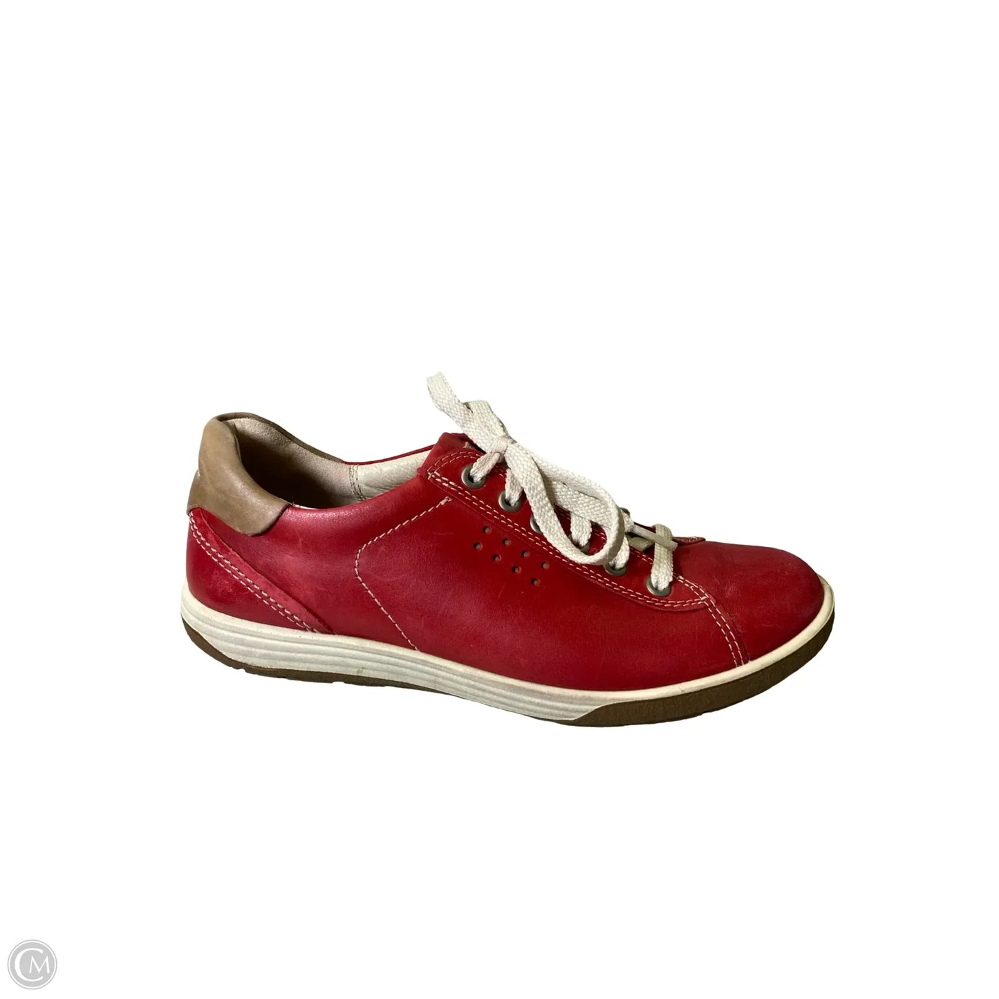 Shoes Flats By Ecco In Red, Size: 7.5
