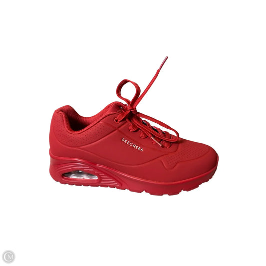 Shoes Sneakers By Skechers In Red, Size: 9.5