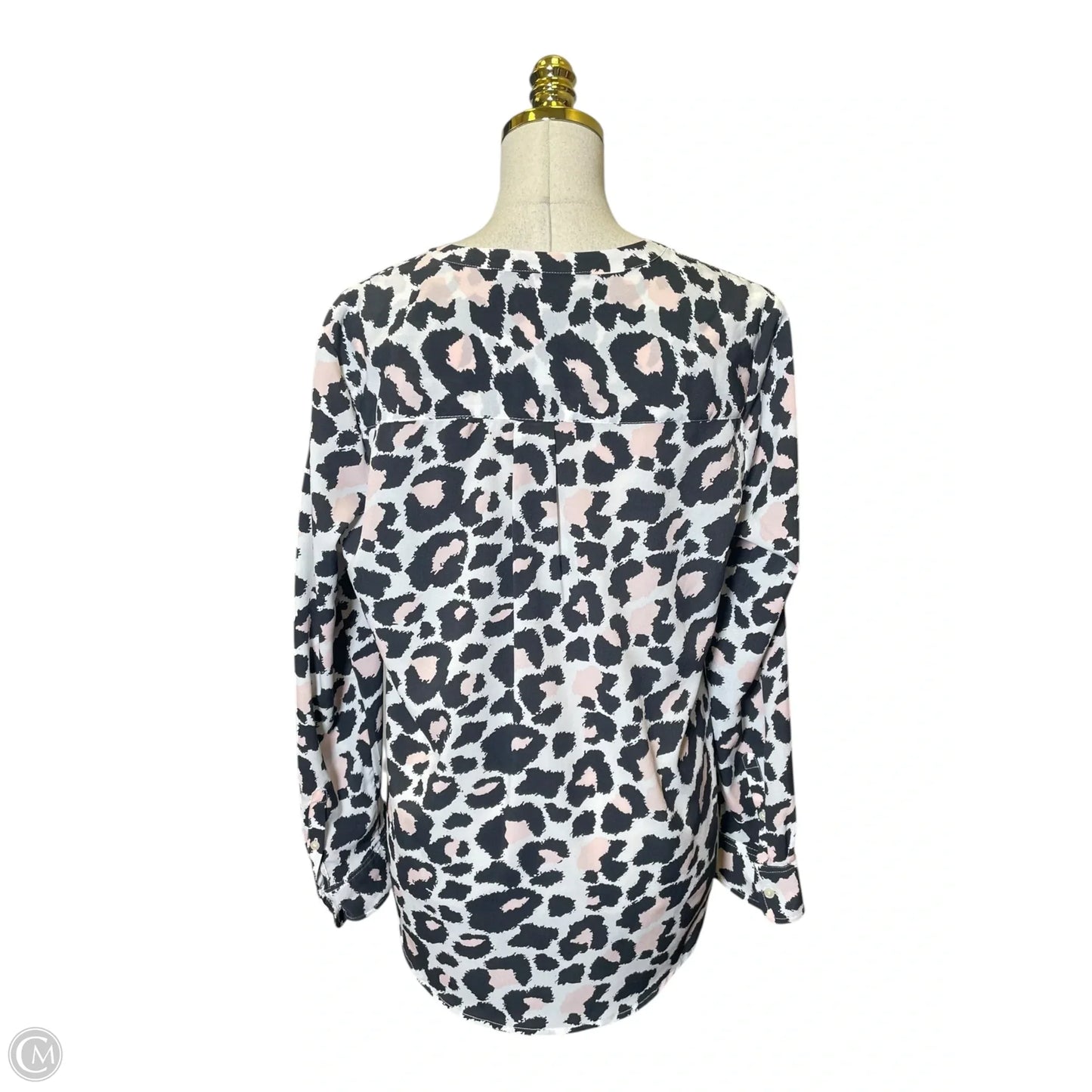 Top Long Sleeve By Talbots In Animal Print, Size: M