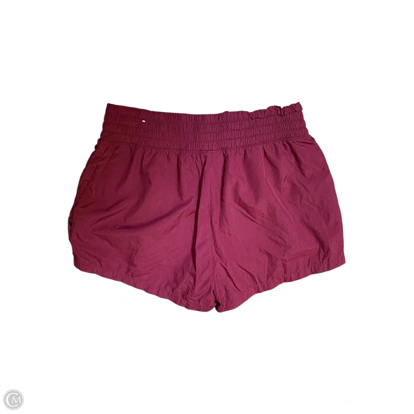 Athletic Shorts By Pink In Maroon, Size: M