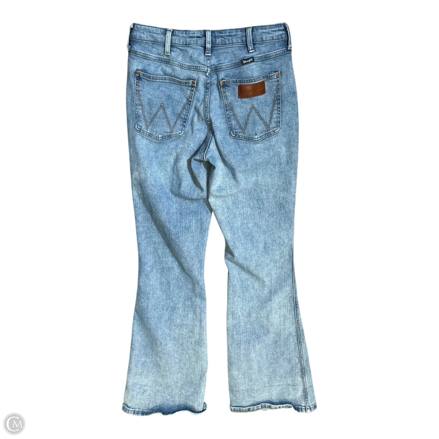 Jeans Boot Cut By Wrangler In Blue Denim, Size: 8