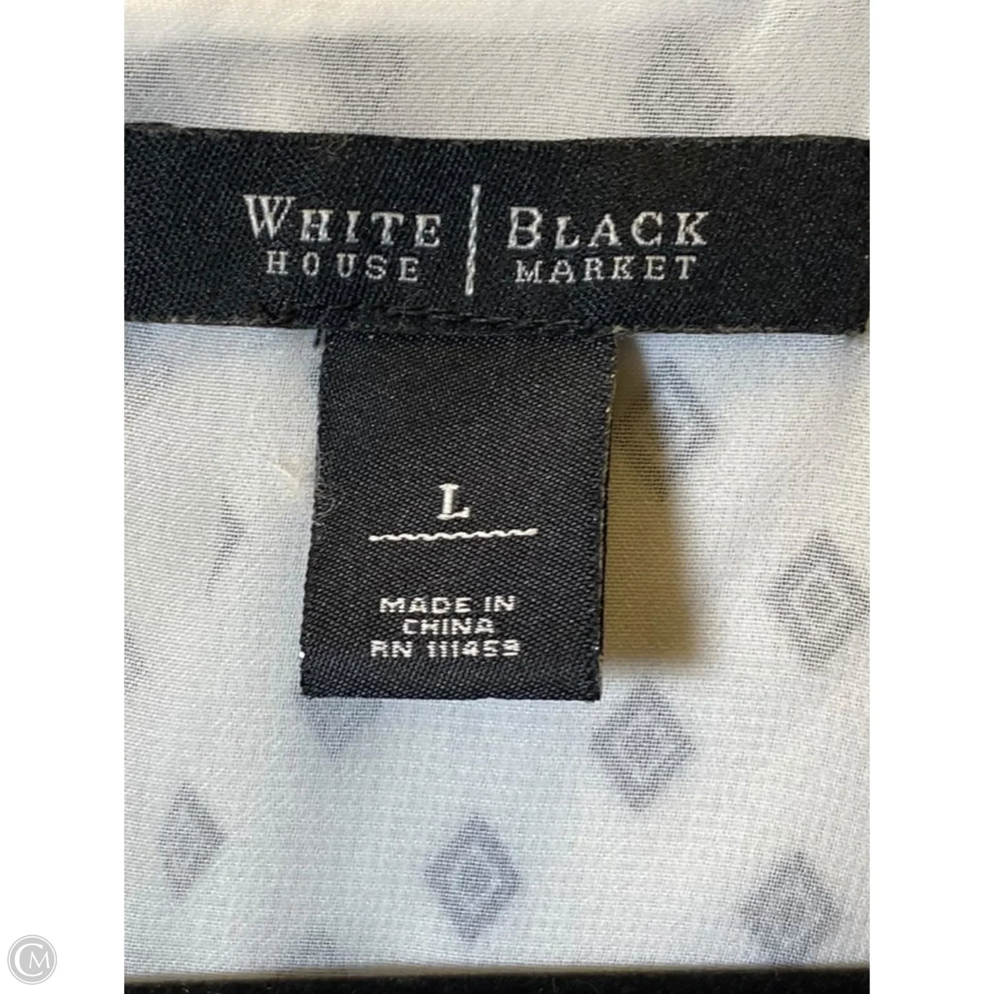 Top Sleeveless By White House Black Market In Black & White, Size: L