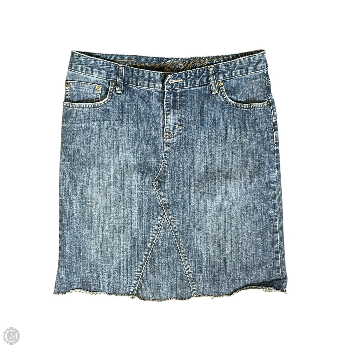 Skirt Midi By Tommy Hilfiger In Blue Denim, Size: 10