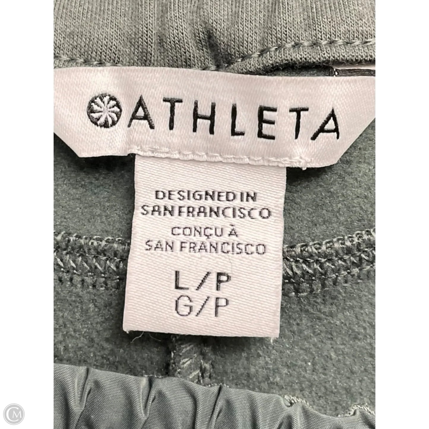 Athletic Pants By Athleta In Green, Size: L