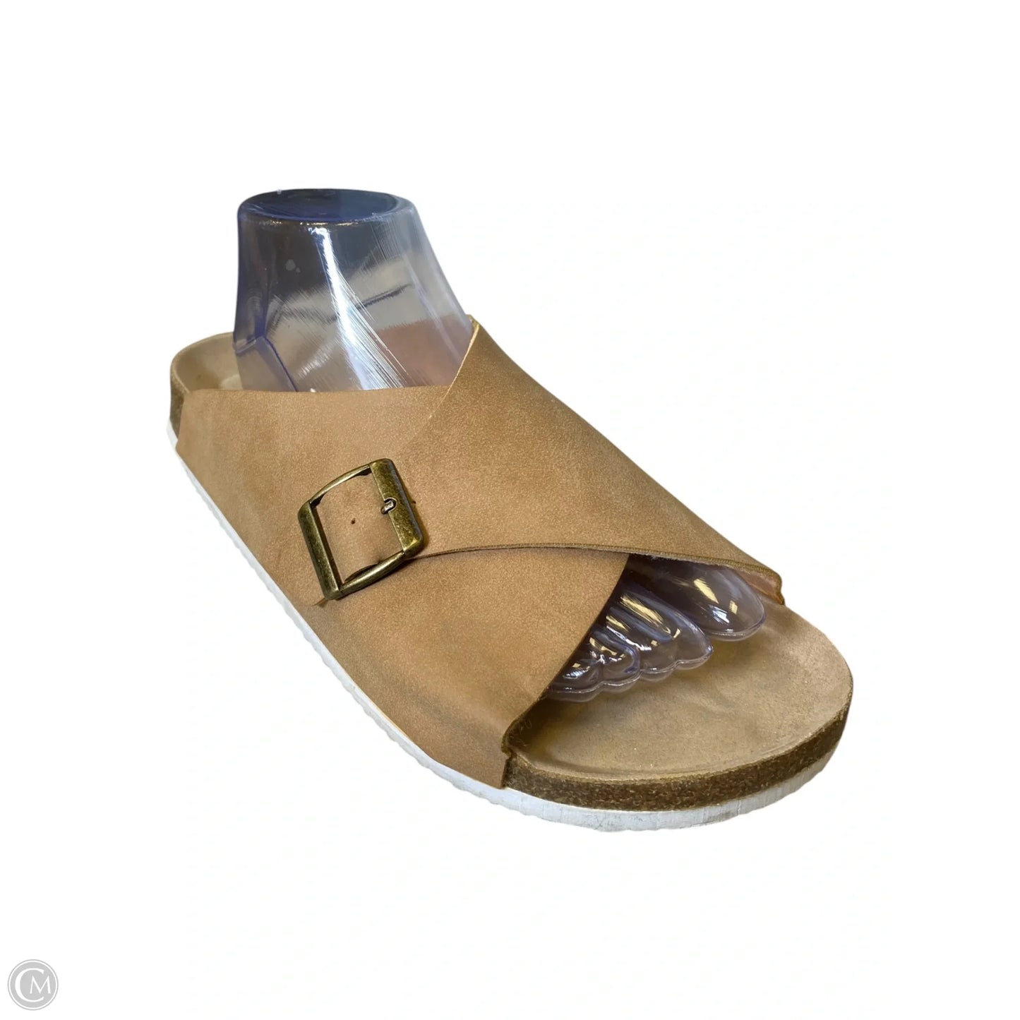 Sandals Flats By Arizona In Beige, Size: 9.5