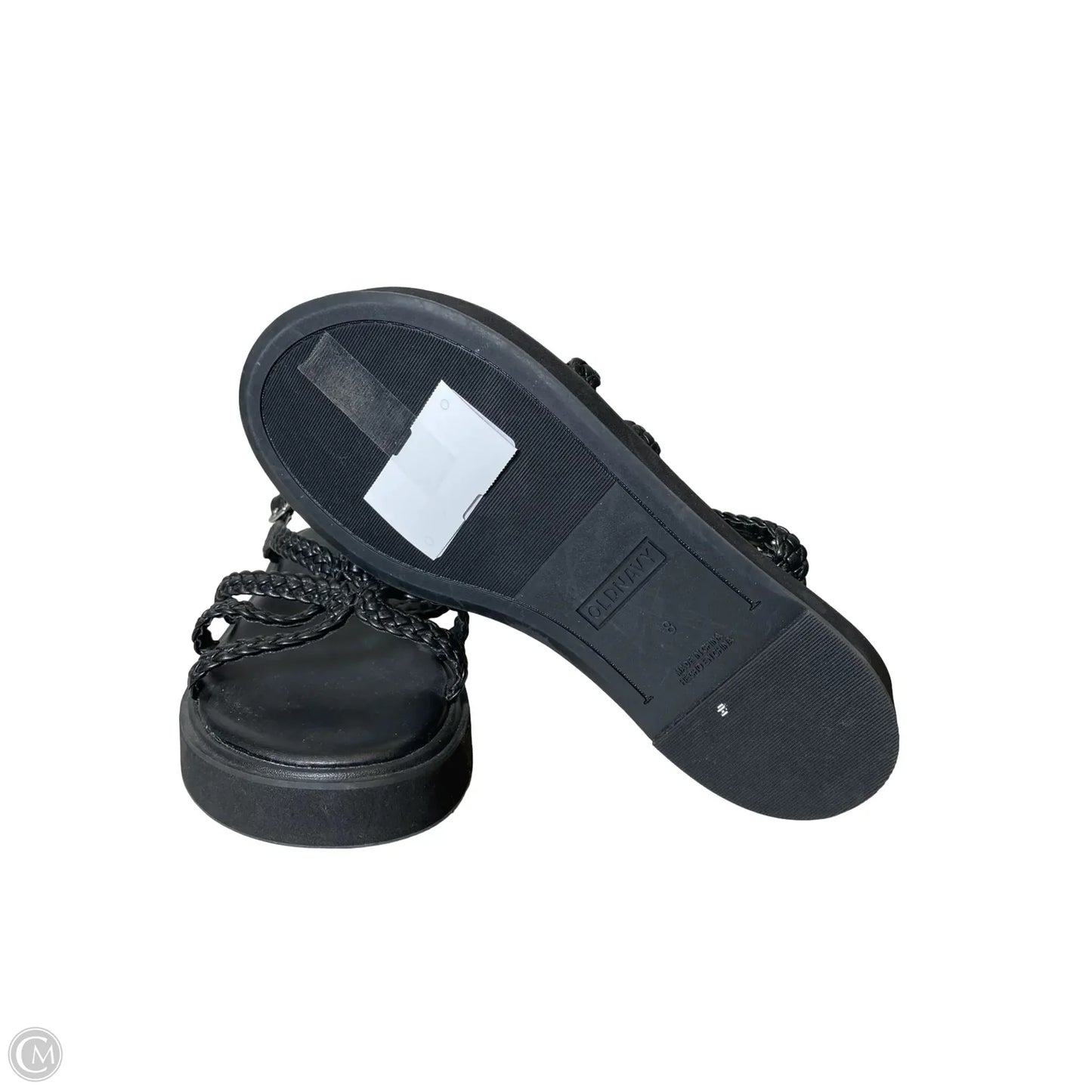 Sandals Flats By Old Navy In Black, Size: 8