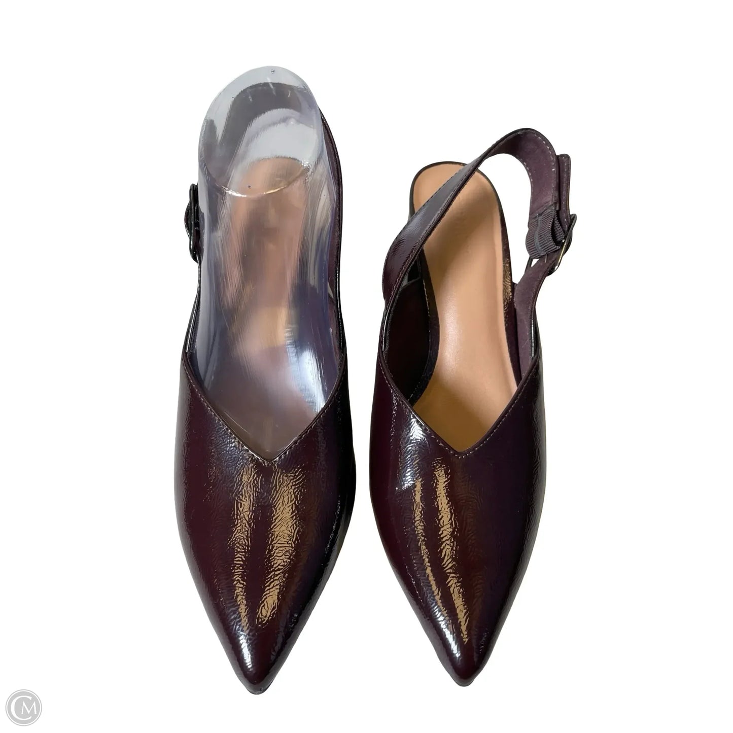 Shoes Heels Block By Old Navy In Maroon, Size: 8.5