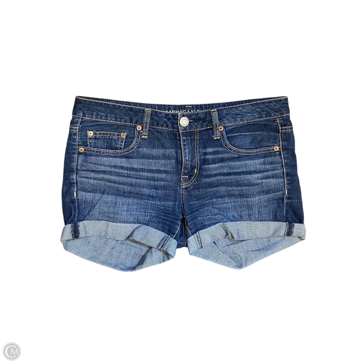Shorts By American Eagle In Blue Denim, Size: 4