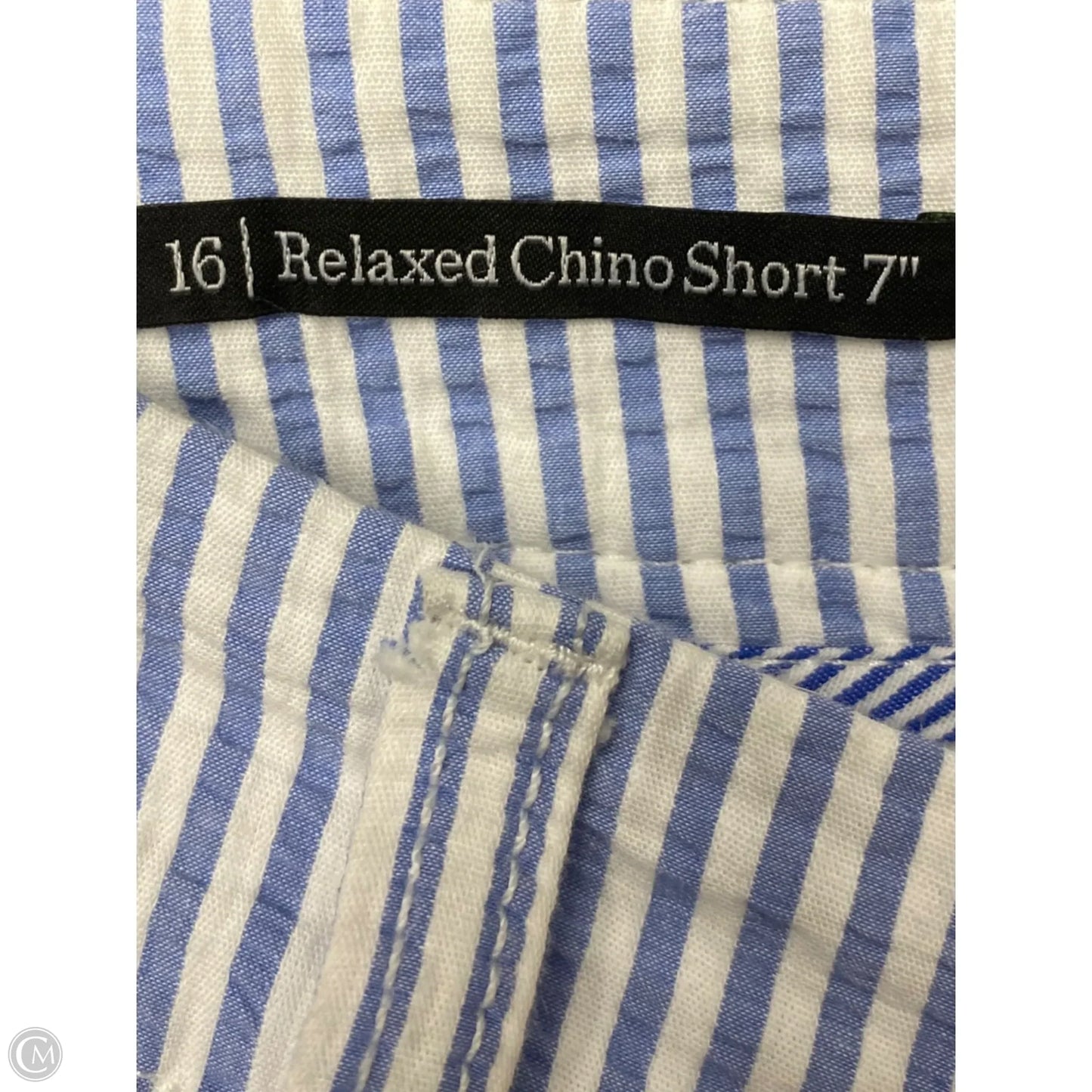 Shorts By Talbots In Striped Pattern, Size: 16