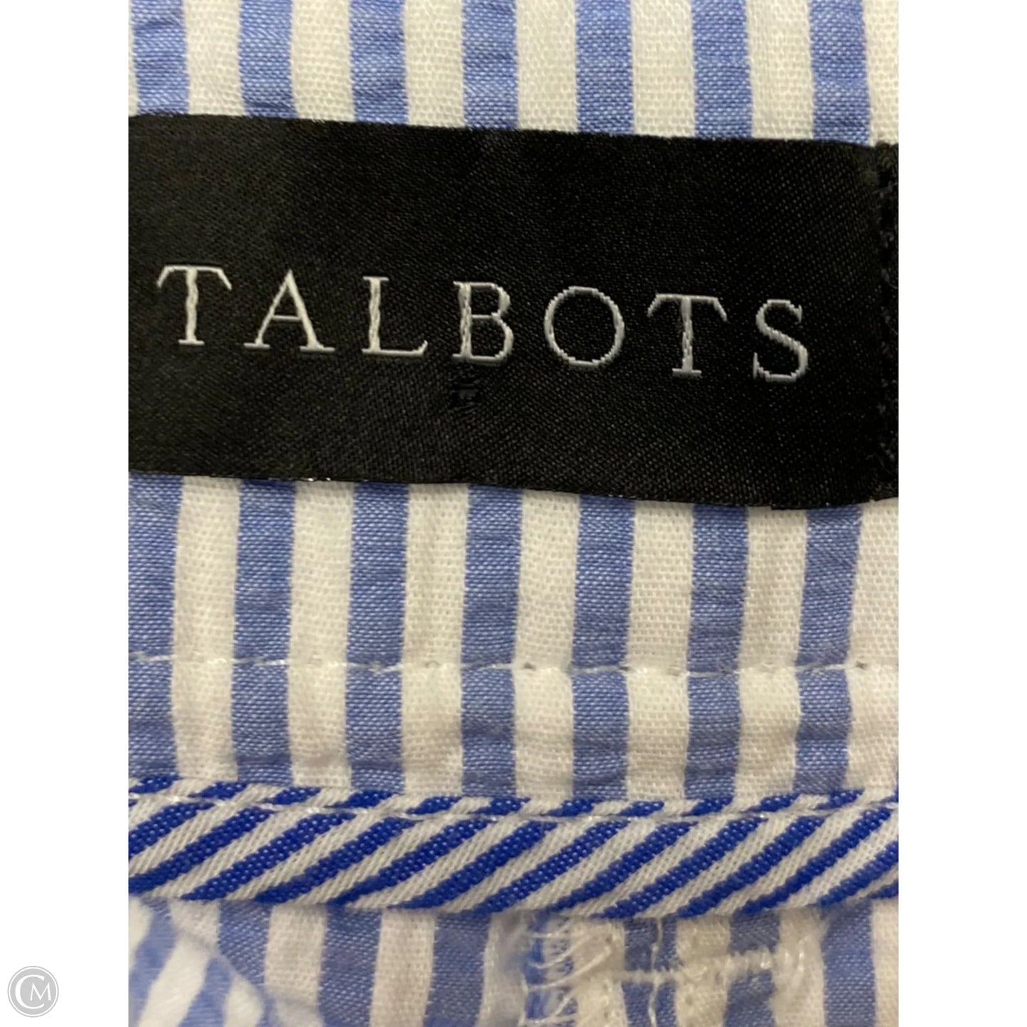 Shorts By Talbots In Striped Pattern, Size: 16