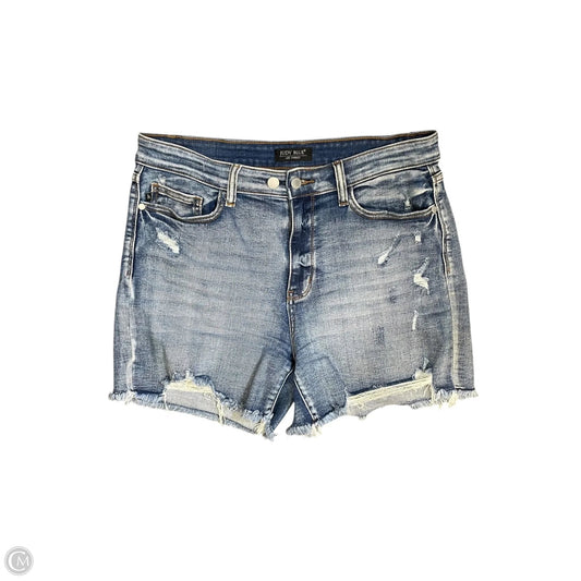 Shorts By Judy Blue In Blue Denim, Size: Xl