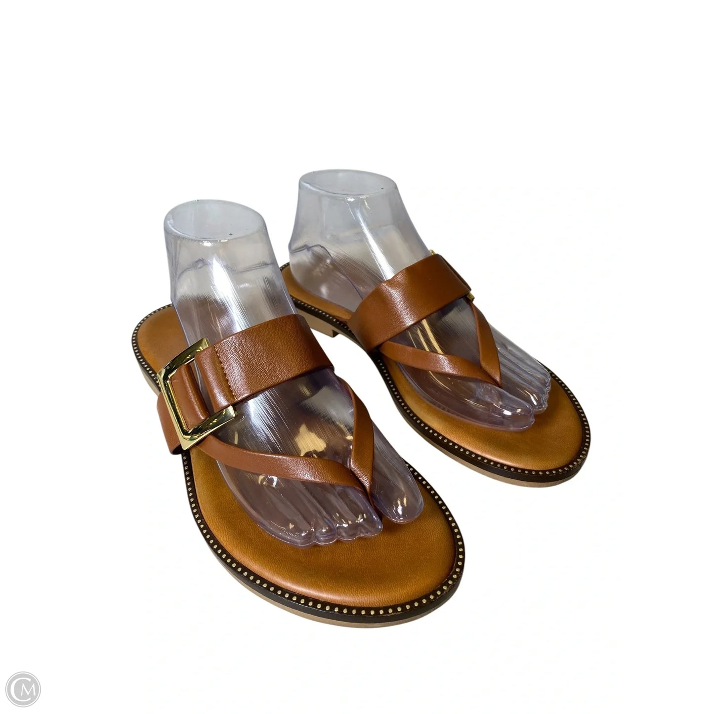 Sandals Flats By Toscanella In Brown, Size: 9.5