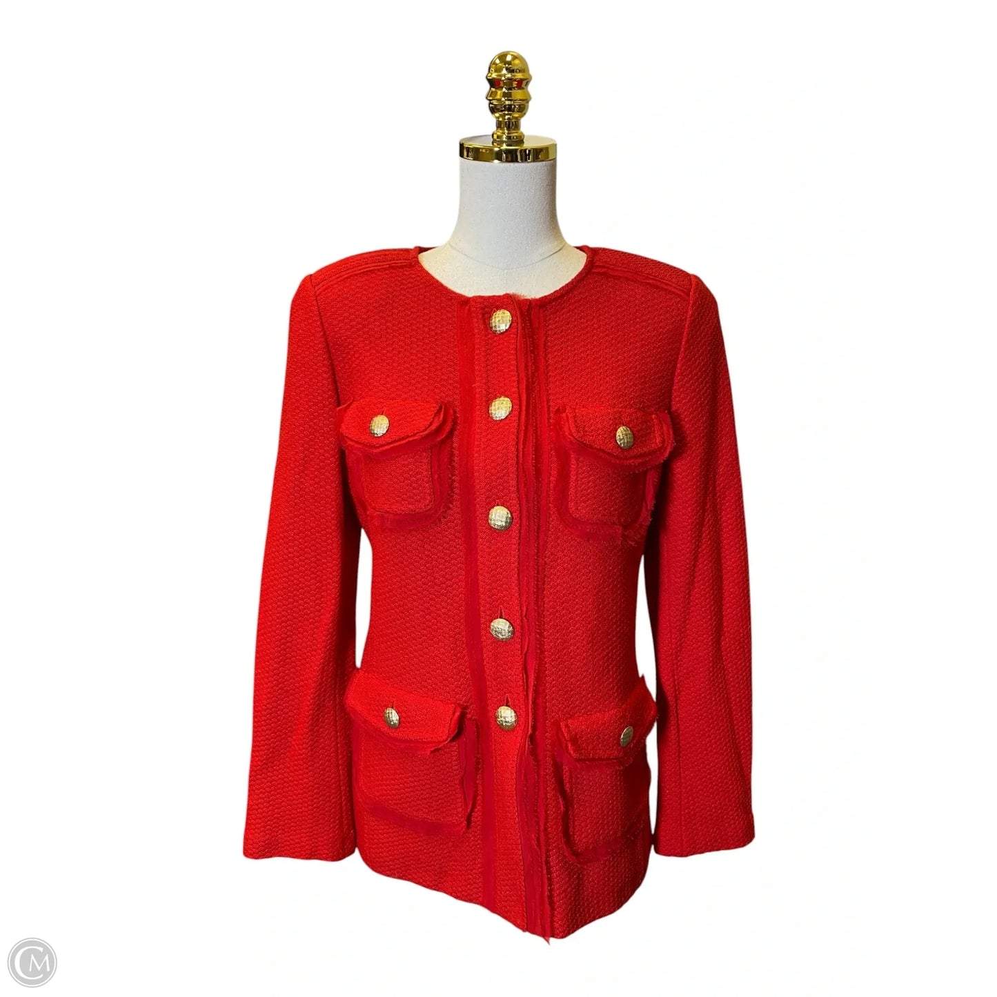 Blazer By St. John In Red, Size: 10