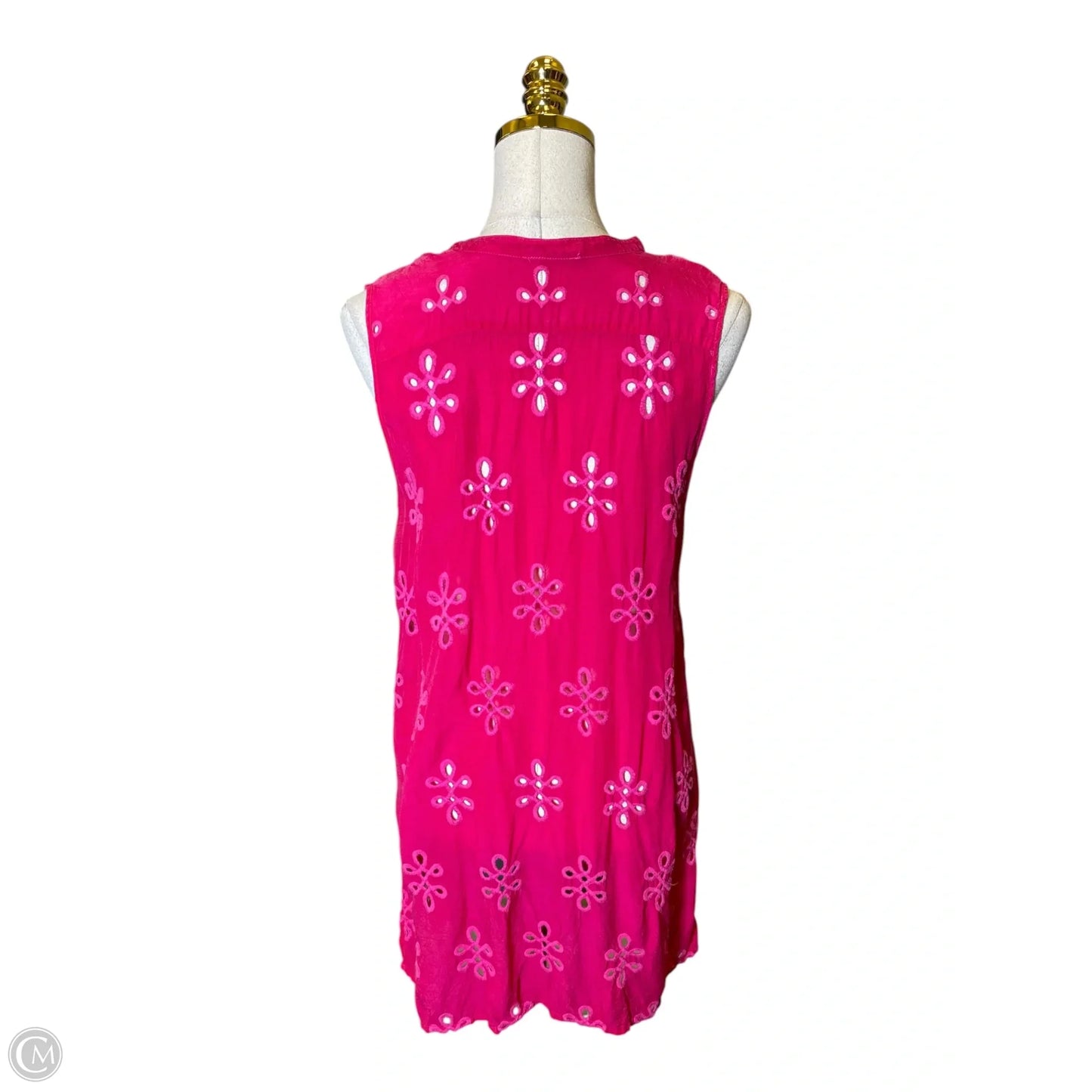 Dress Casual Midi By Johnny Was In Pink, Size: M