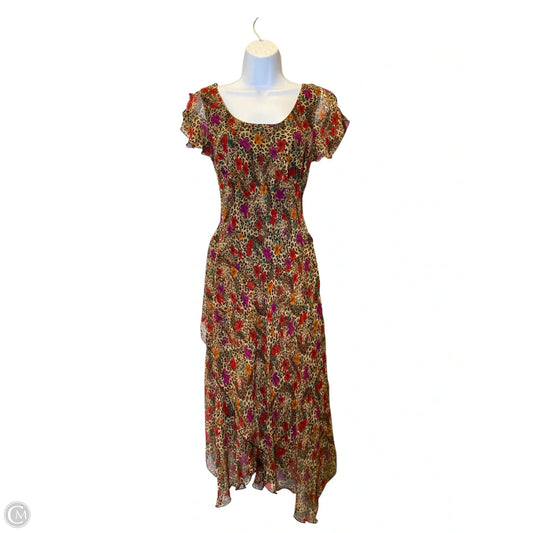 Dress Casual Midi By Robbie Bee In Multi-colored, Size: 8