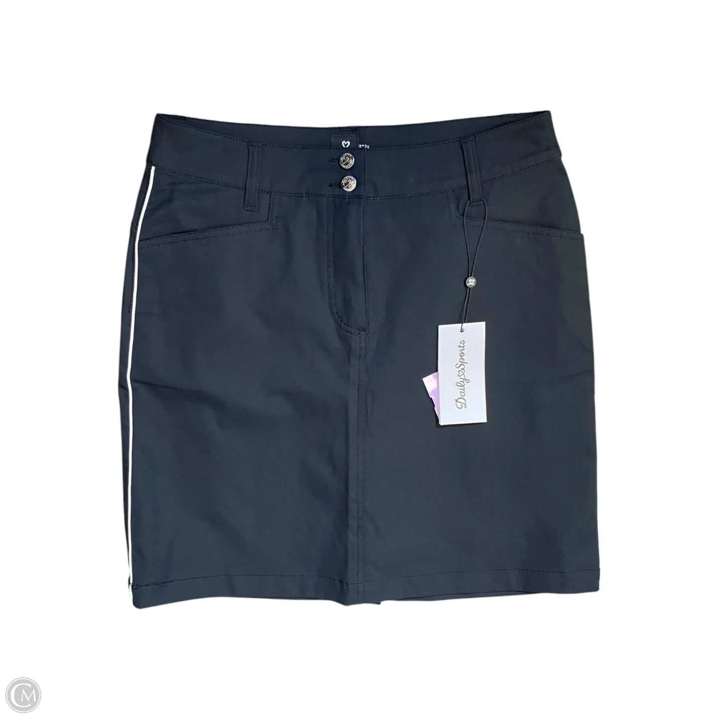 Skirt Midi By Clothes Mentor In Black, Size: 8