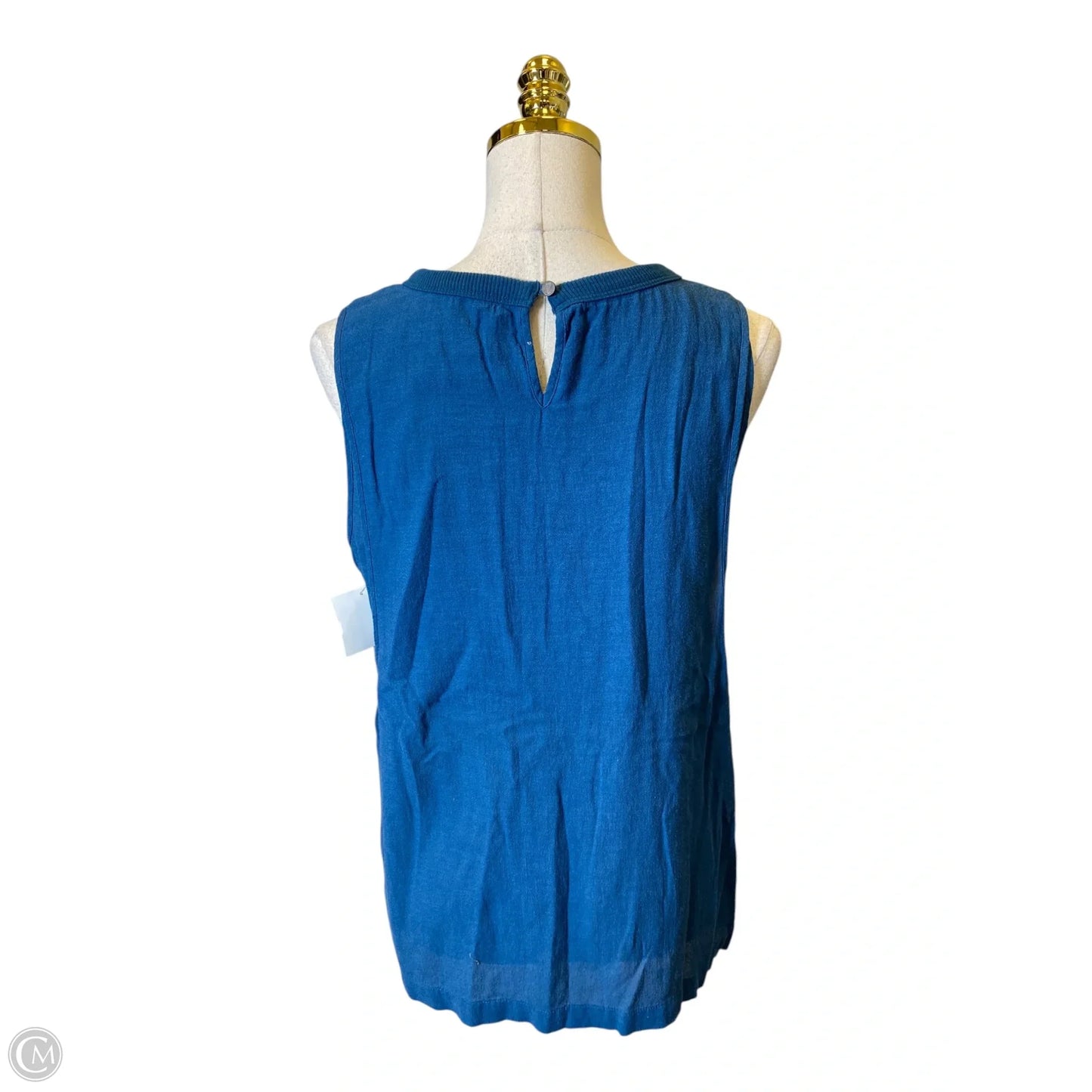 Blouse Sleeveless By Lou And Grey In Teal, Size: M