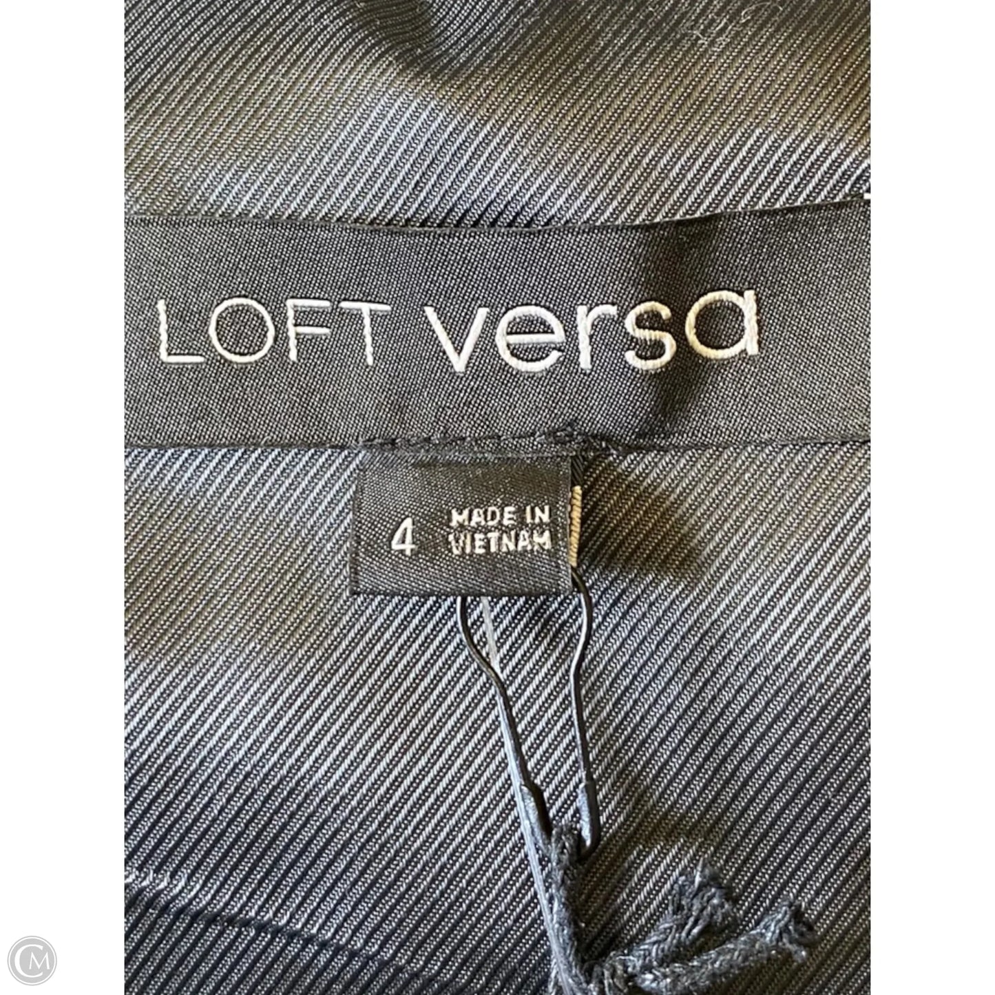 Top Sleeveless By Loft In Grey, Size: S