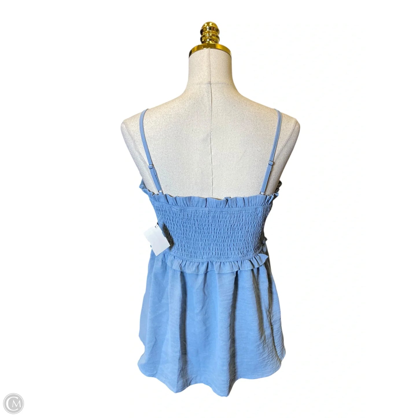 Top Sleeveless By Bibi In Blue, Size: M