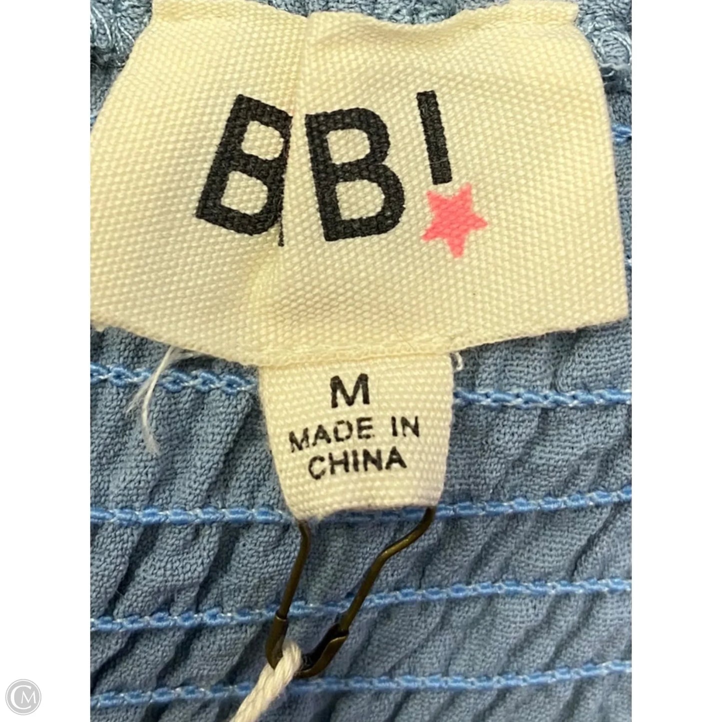 Top Sleeveless By Bibi In Blue, Size: M