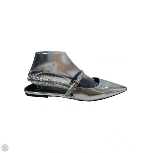 Shoes Flats By Worthington In Silver, Size: 7.5