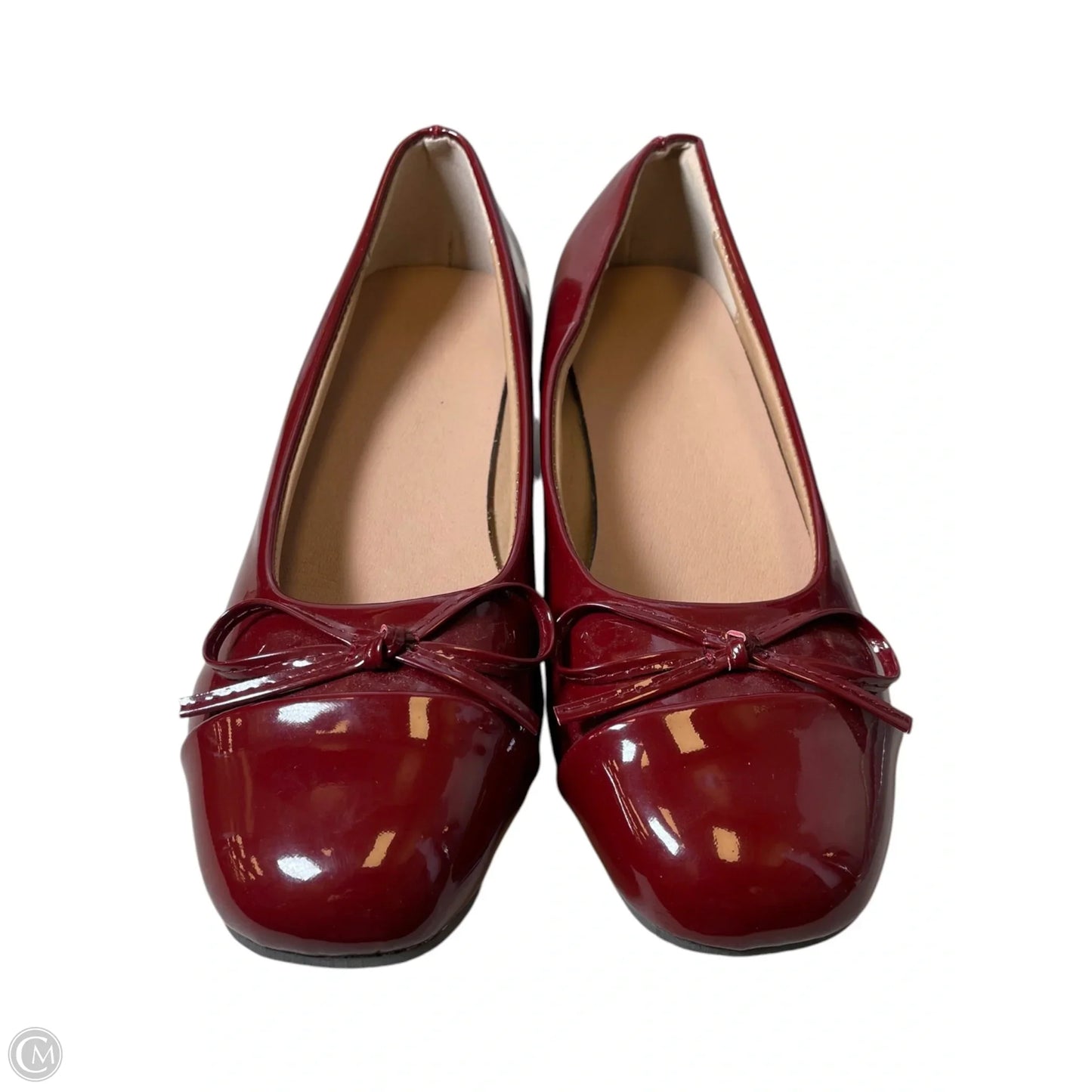 Shoes Heels Block By Clothes Mentor In Red, Size: 8.5