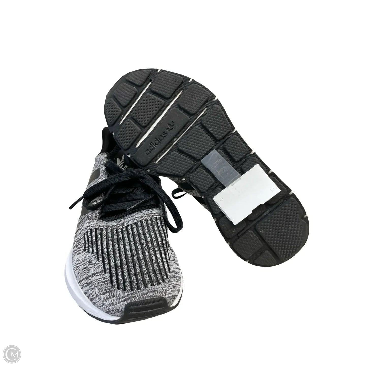 Shoes Athletic By Adidas In Black & Grey, Size: 5.5