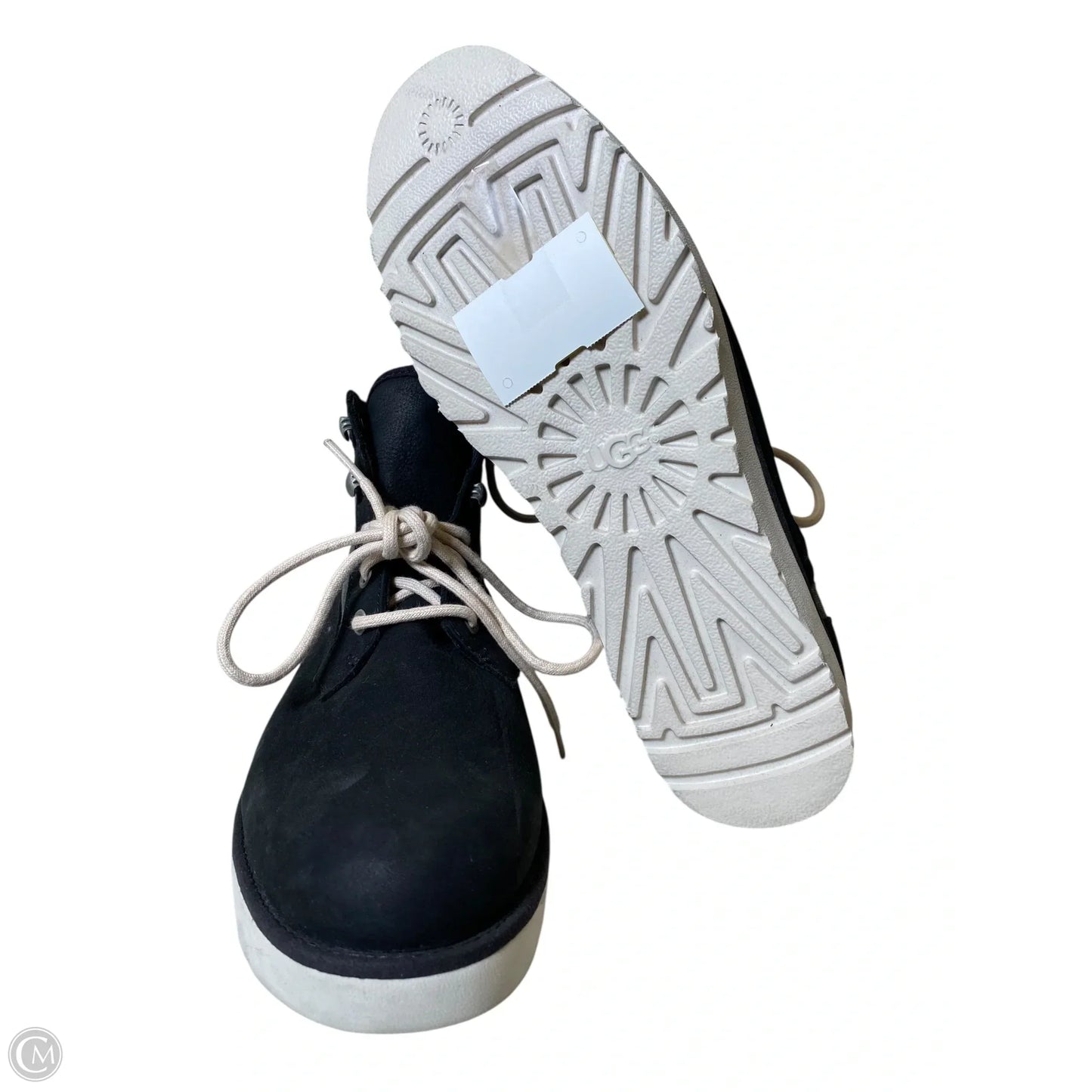 Boots Designer By Ugg In Black & Grey, Size: 9.5