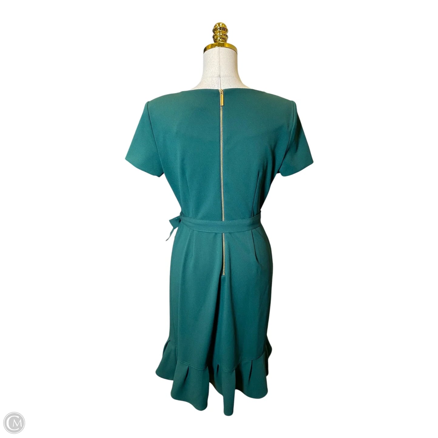 Dress Casual Midi By Calvin Klein In Green, Size: 6
