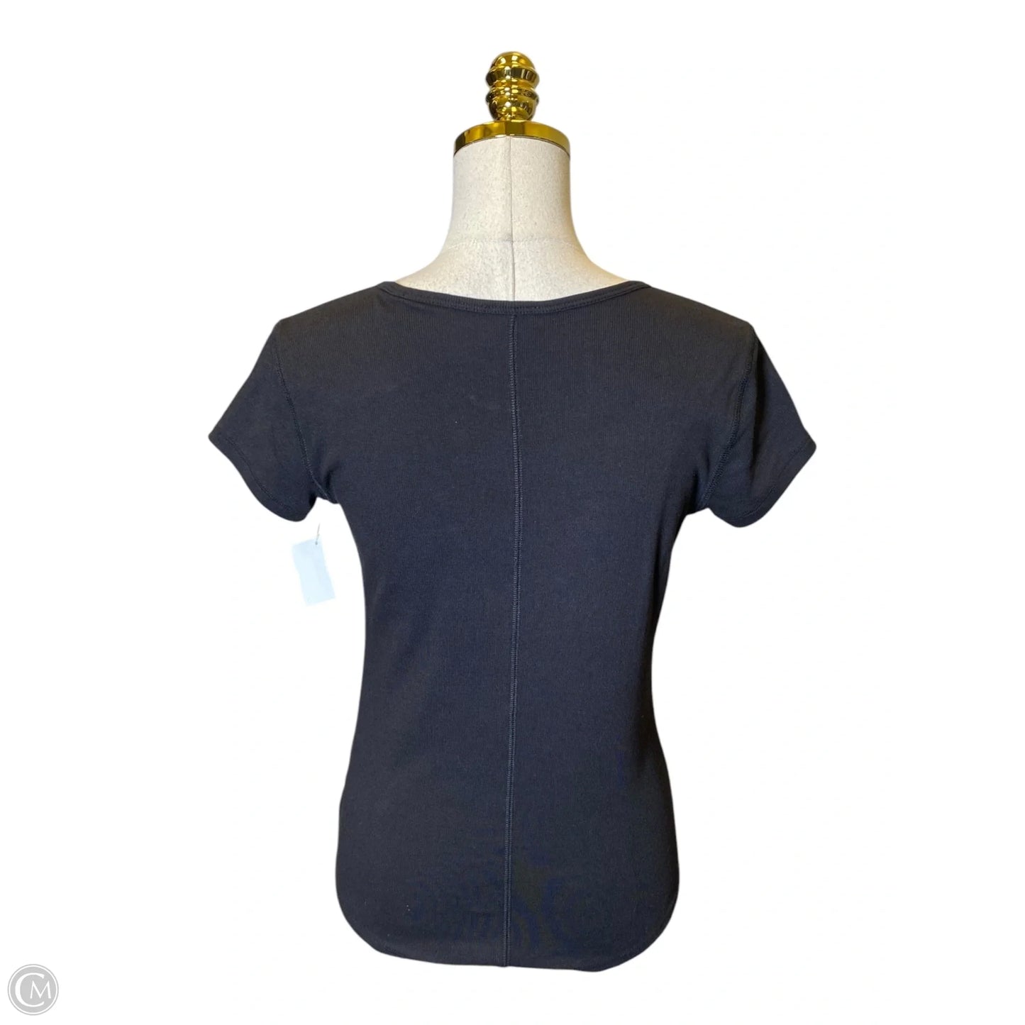 Top Short Sleeve By Elie Tahari In Black, Size: S
