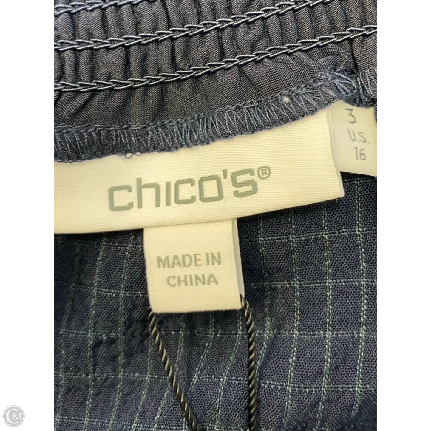 Skirt Maxi By Chicos In Navy, Size: Xl