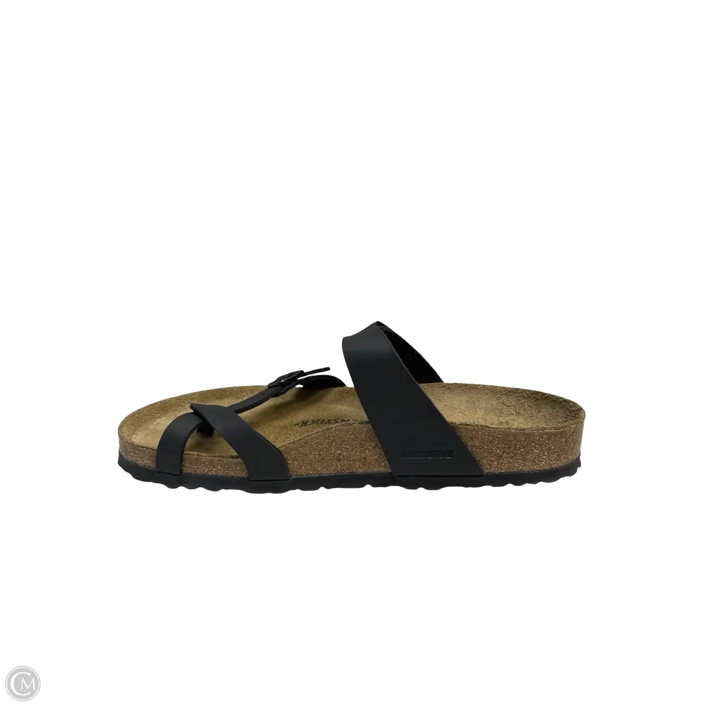 Sandals Flats By Birkenstock In Black, Size: 11