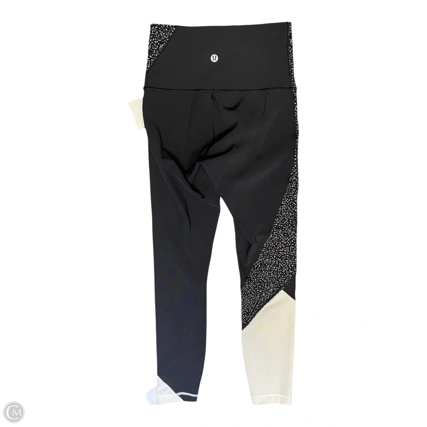 Athletic Leggings By Lululemon In Black & White, Size: 4