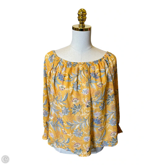Top Long Sleeve By Pink Rose In Multi-colored, Size: M