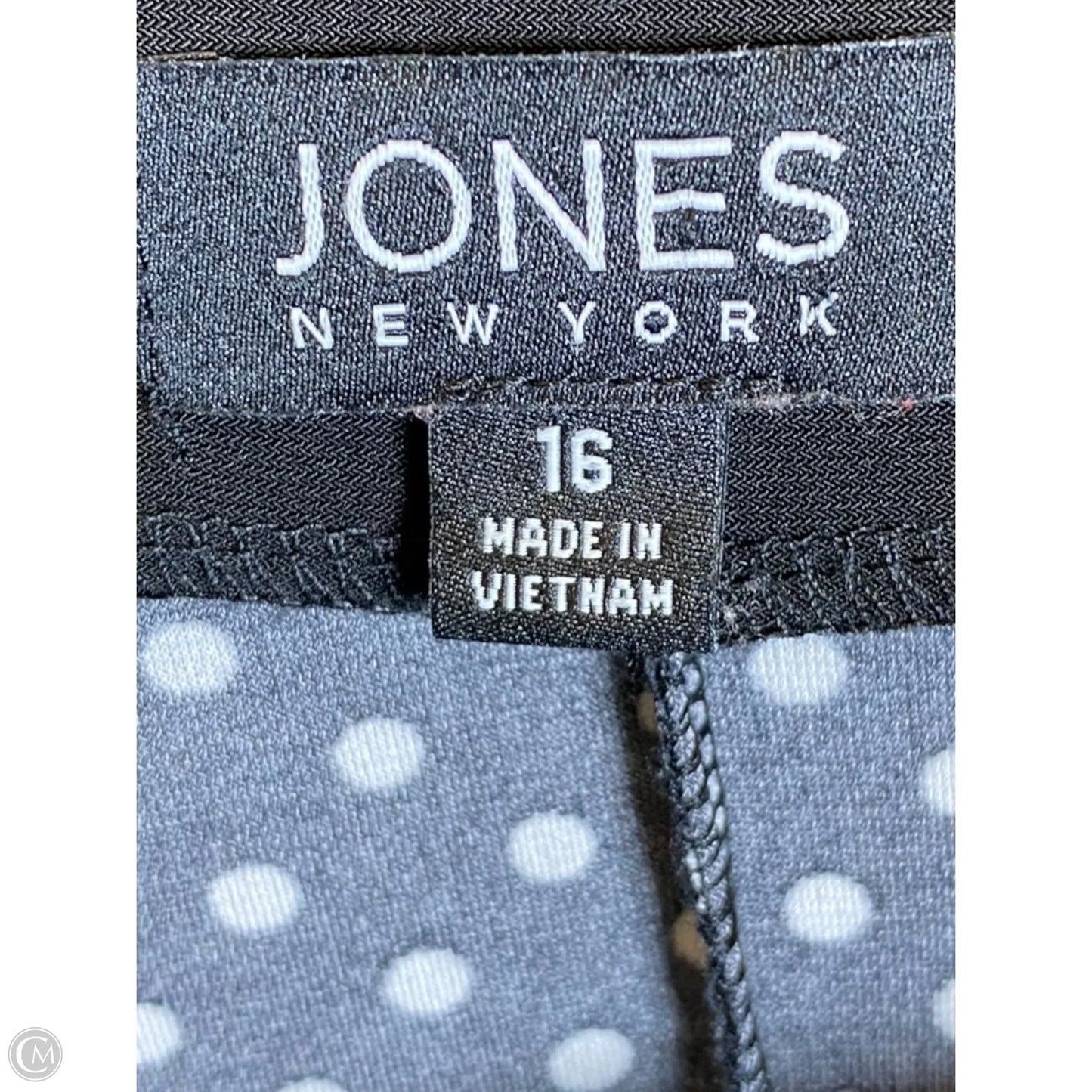 Dress Casual Midi By Jones New York In Polkadot Pattern, Size: 16