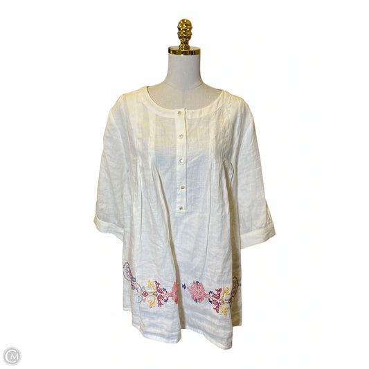 Blouse Long Sleeve By Clothes Mentor In Multi-colored, Size: Xl