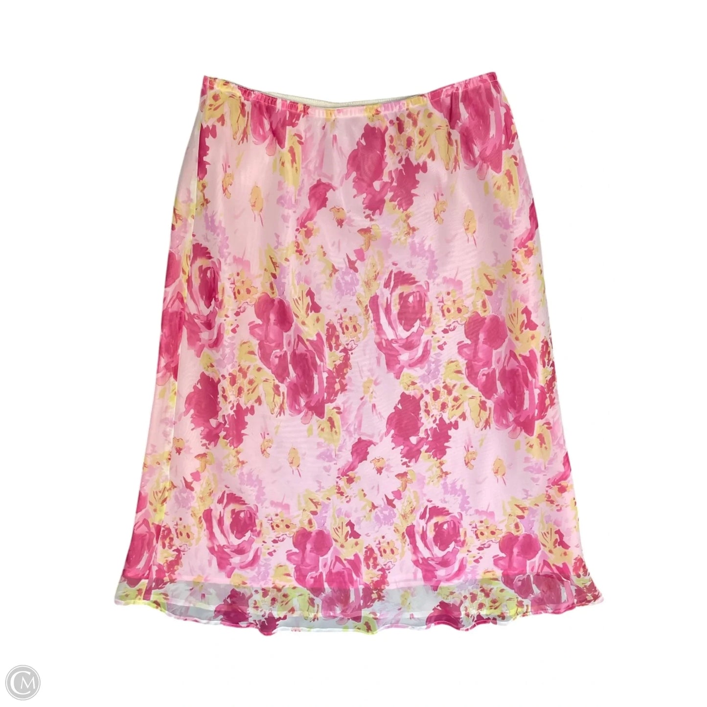 Skirt Maxi By Dressbarn In Floral Print, Size: 12