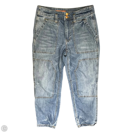 Jeans Straight By Pilcro In Blue Denim, Size: 4