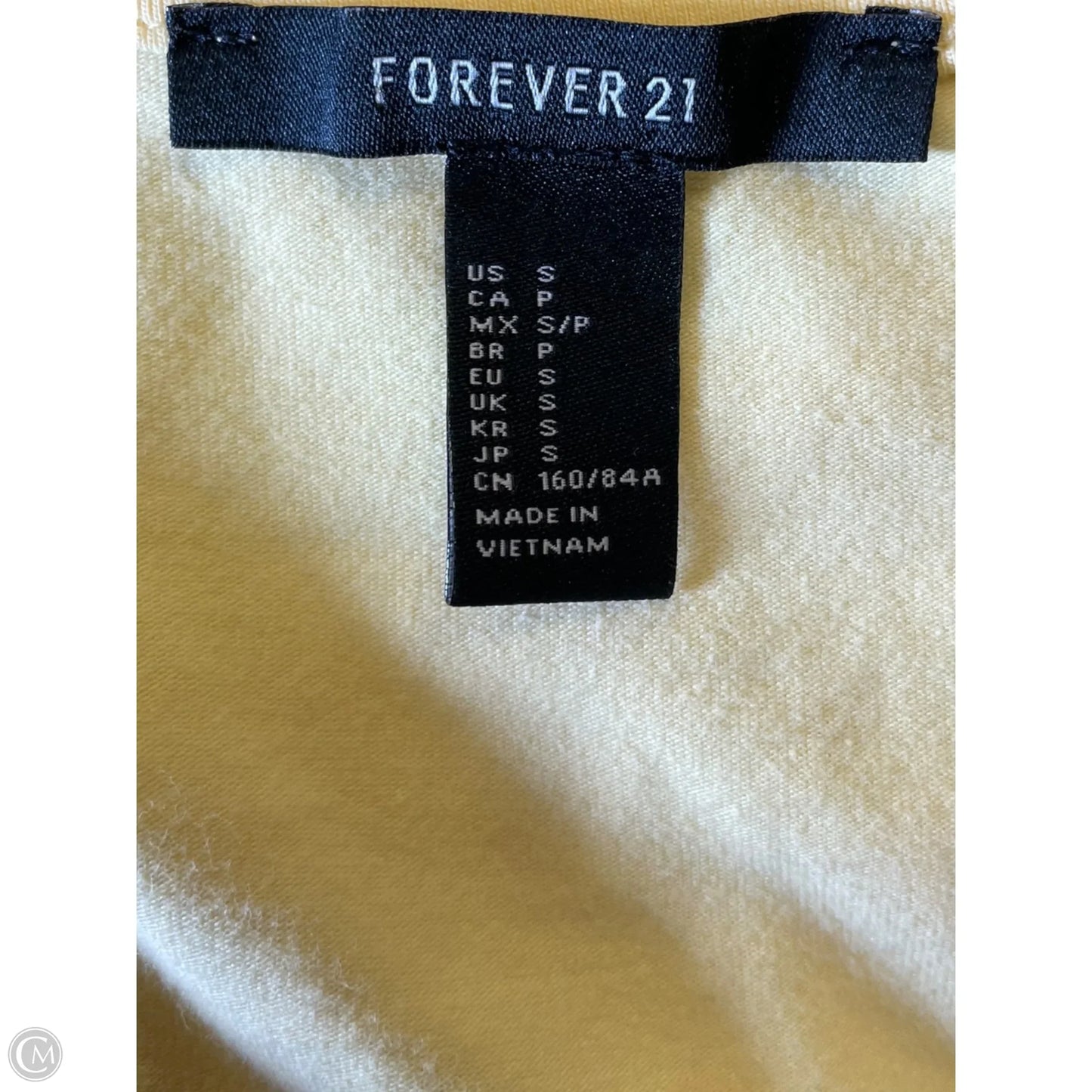 Dress Casual Short By Forever 21 In Yellow, Size: S