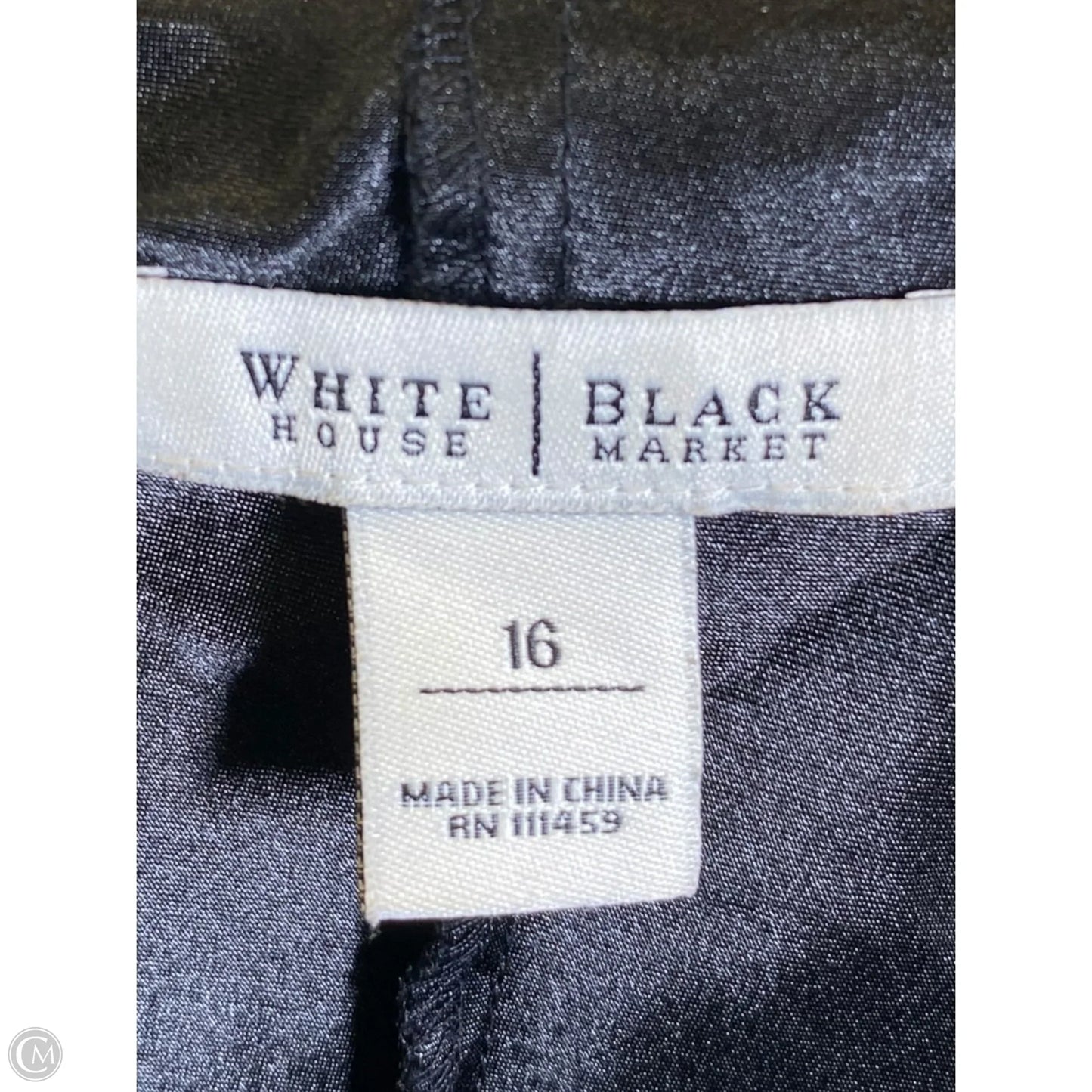 Dress Casual Midi By White House Black Market In Black, Size: 16