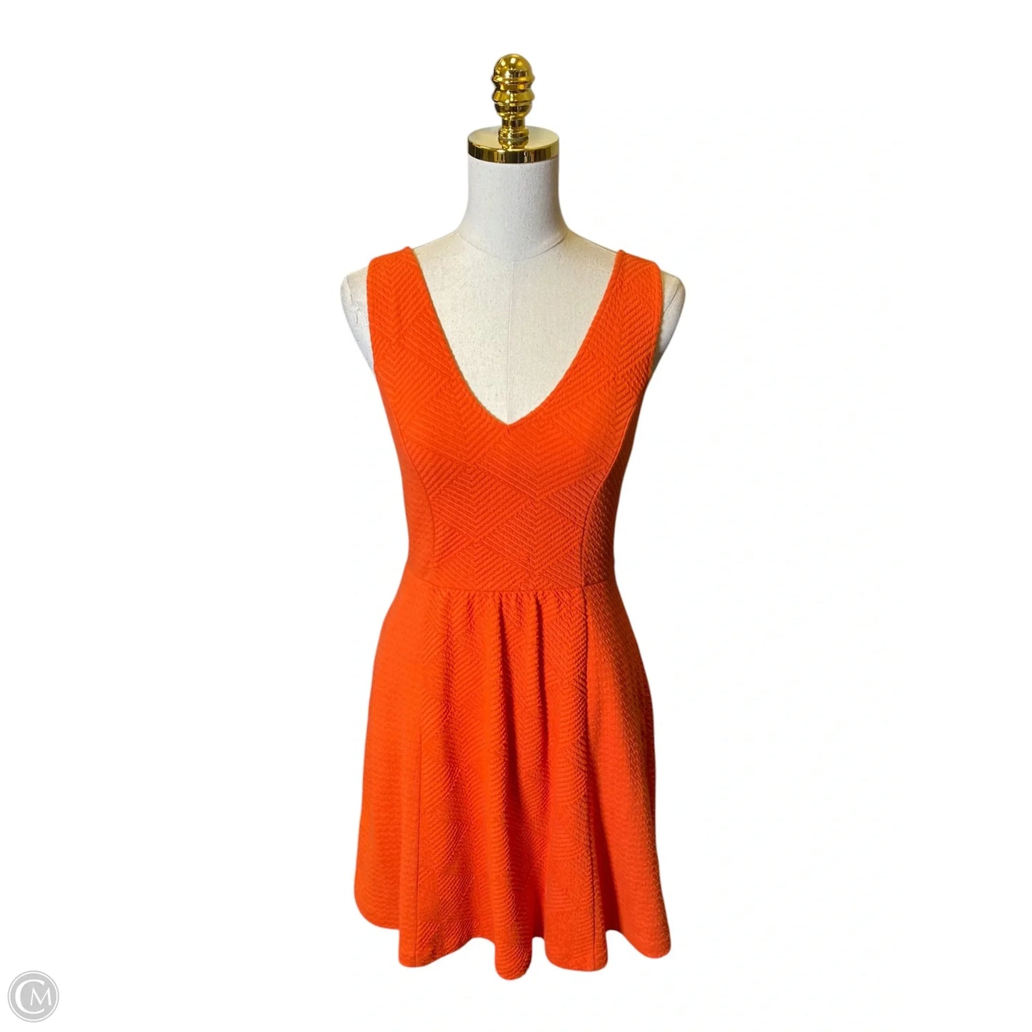 Dress Casual Midi By Maeve In Orange, Size: S