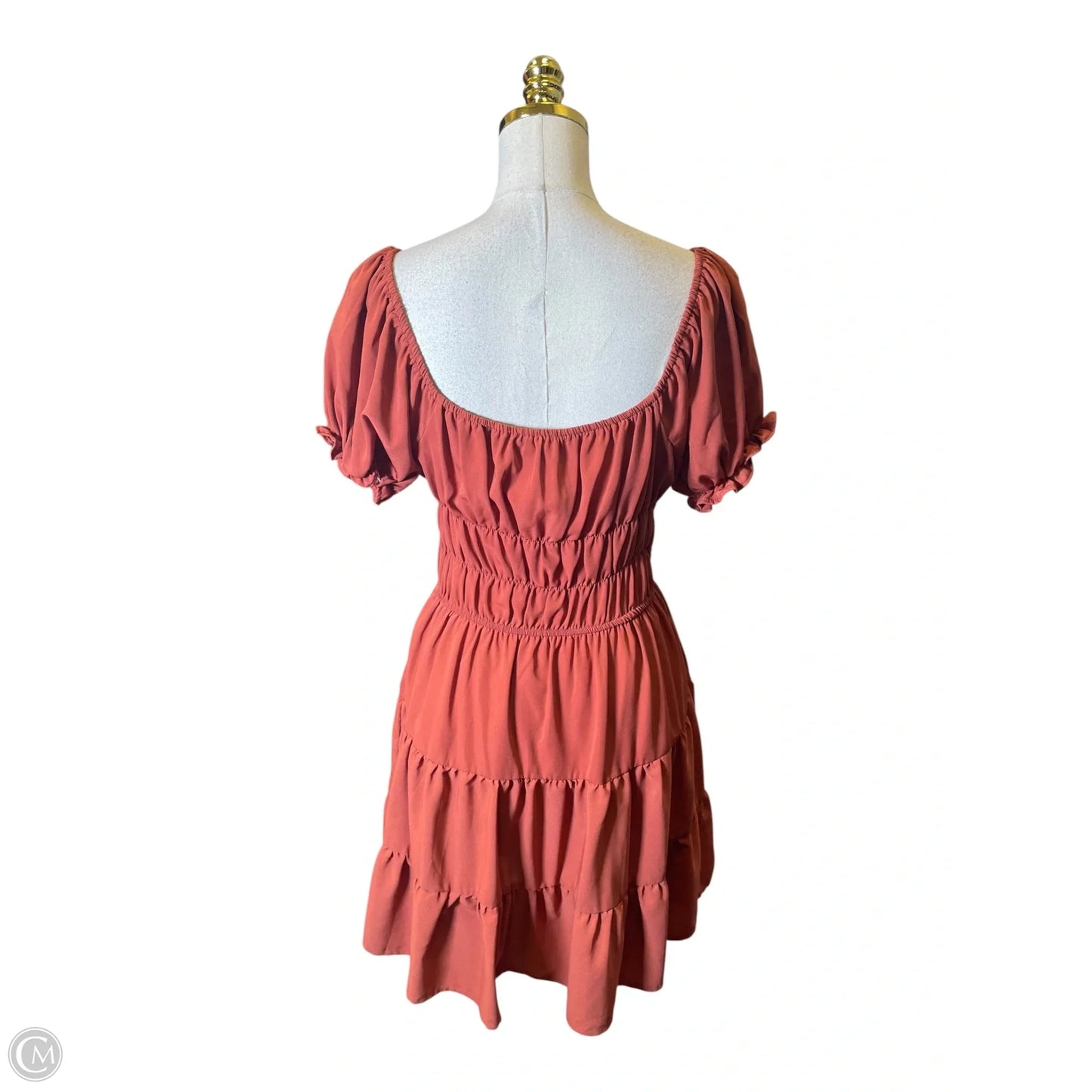 Dress Casual Short By Liberty Love In Orange, Size: L