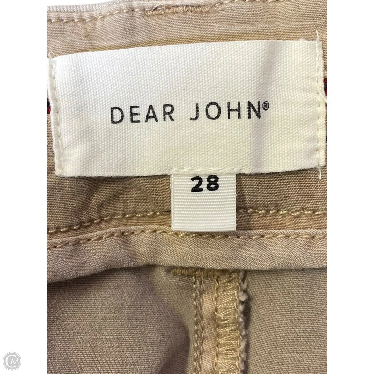 Shorts By Dear John In Tan, Size: 28