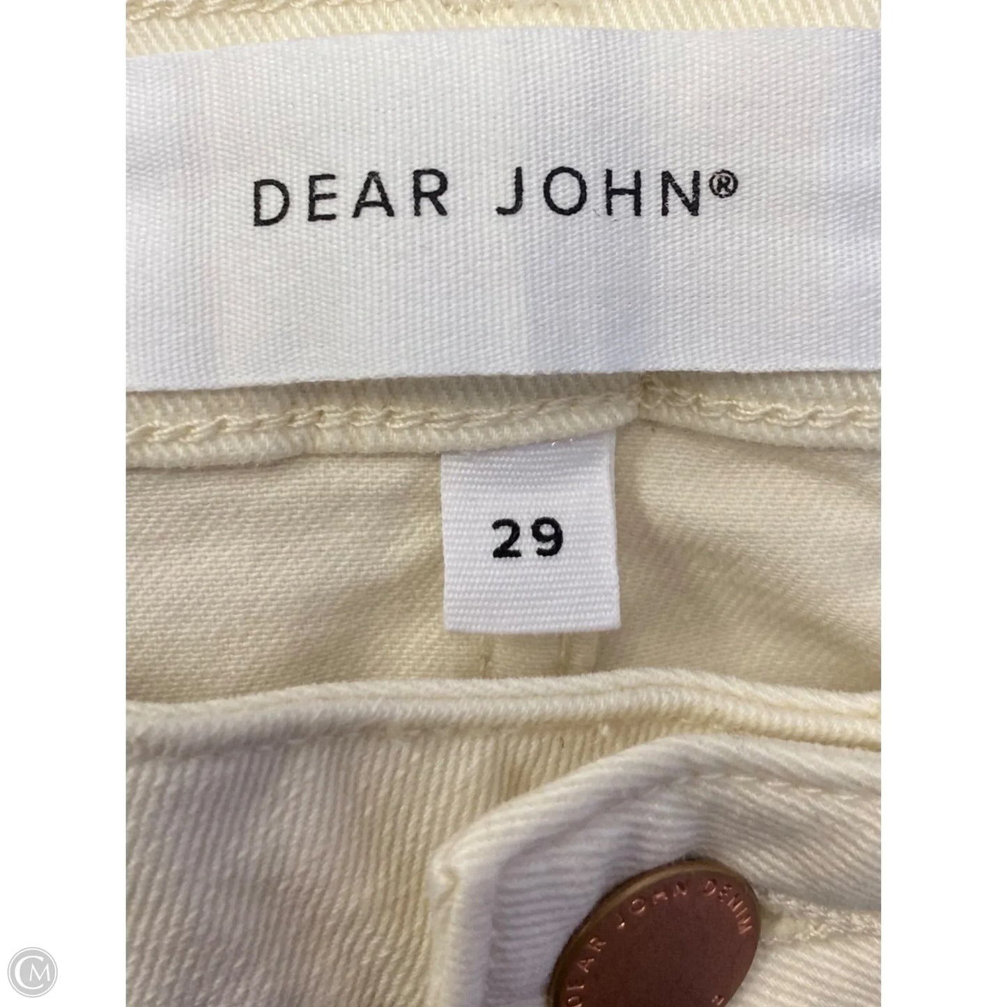 Jeans Wide Leg By Dear John In White Denim, Size: 8