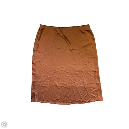Skirt Maxi By French Connection In Bronze, Size: Xxl