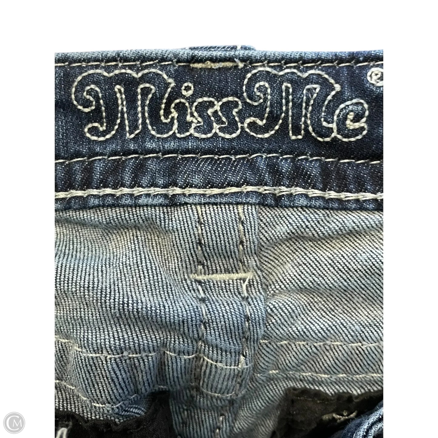 Jeans Boot Cut By Miss Me In Blue Denim, Size: 4