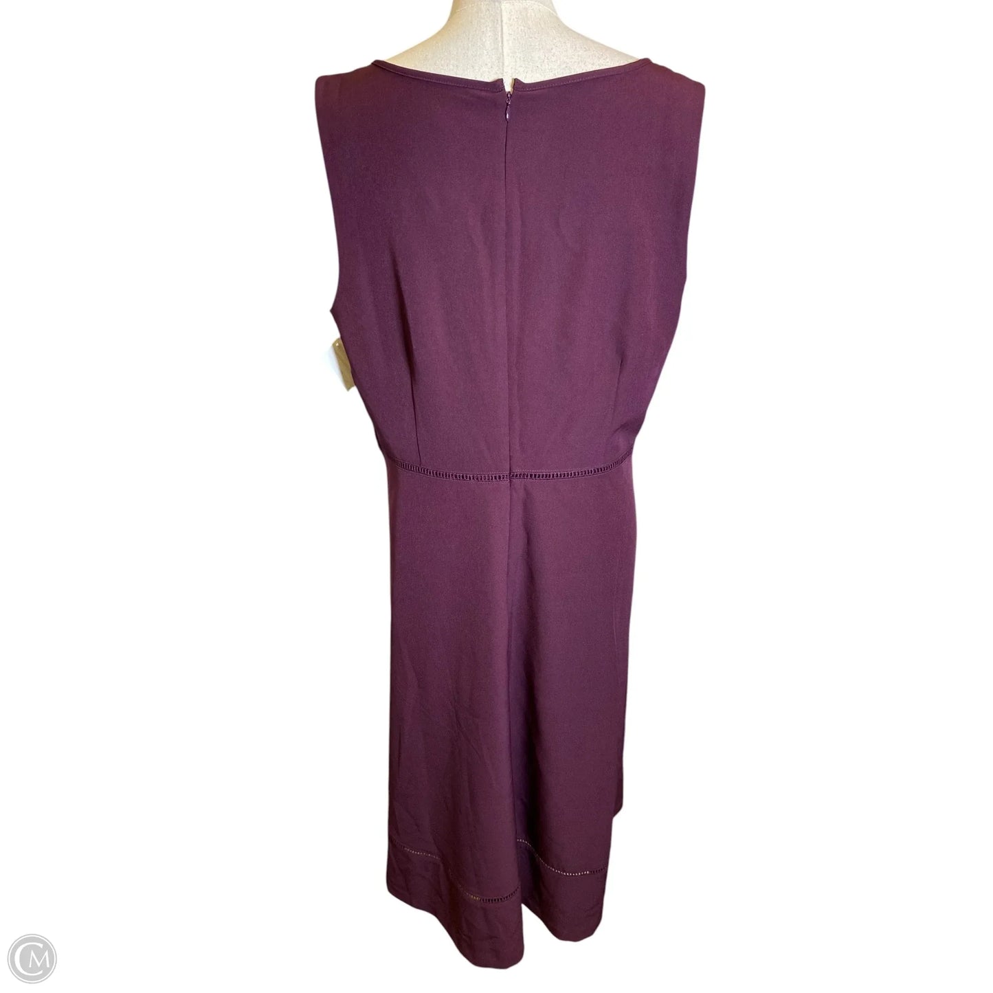 Dress Casual Maxi By Ann Taylor In Purple, Size: 16