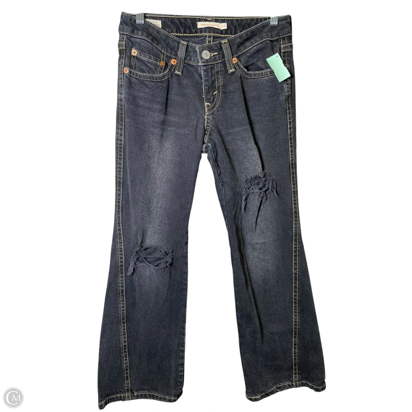Jeans Boot Cut By Levis In Black, Size: 4